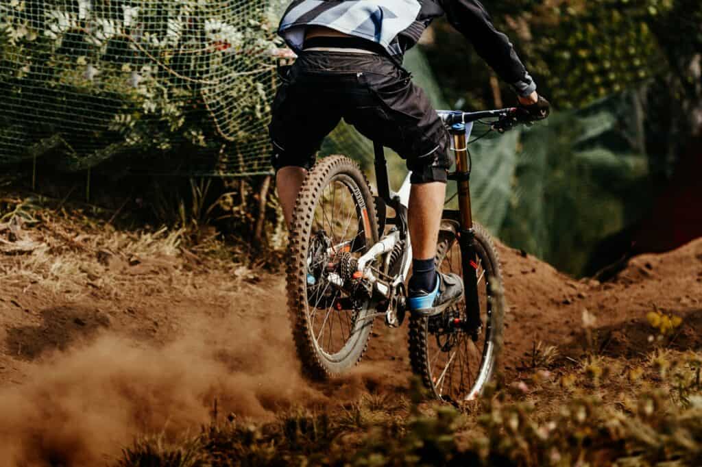 back man rider downhill